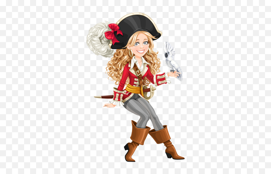 Download Craft Images Pirate Ships - Girl Pirate With Emoji,Pirate Parrot Png