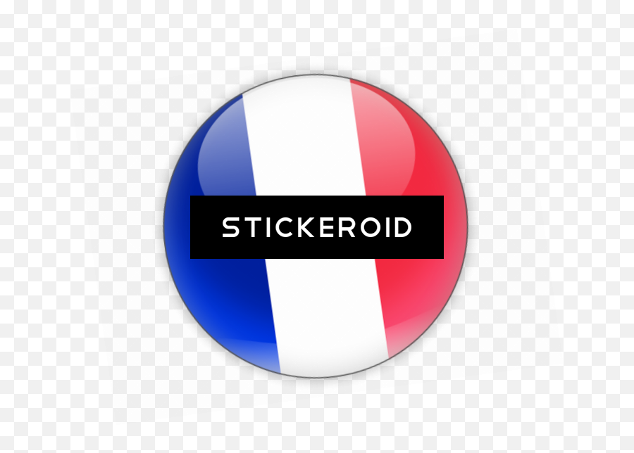 France Flag - Circle Full Size Png Download Seekpng Emoji,France Flag Png