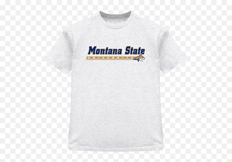 Maryland Screen Printers Montana State University Bobcat - Short Sleeve Emoji,Bobcat Logo