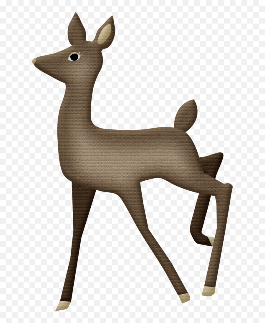 Woodland Animals - Clip Art Png Download Full Size Emoji,Woodland Deer Clipart