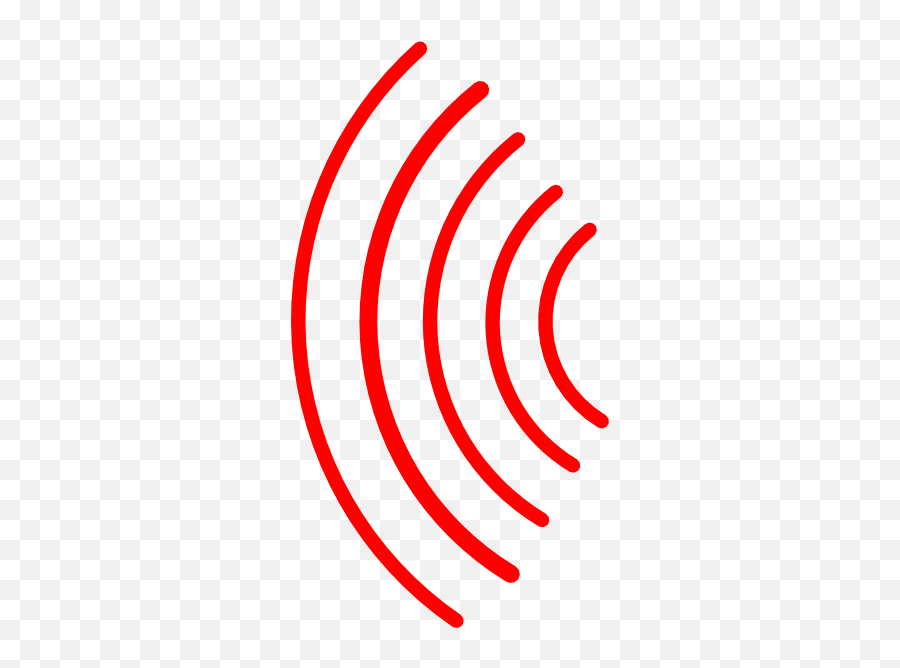 Download Red Radio Waves Clip Art At Clker Com Vector Clip Emoji,Wave Clipart Transparent