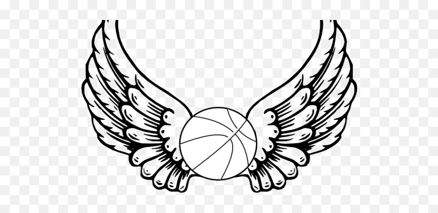 Halo Clipart Memorial Angel - Angel Wings Drawing Simple Angel Wings Outline Emoji,Angel Wings Clipart
