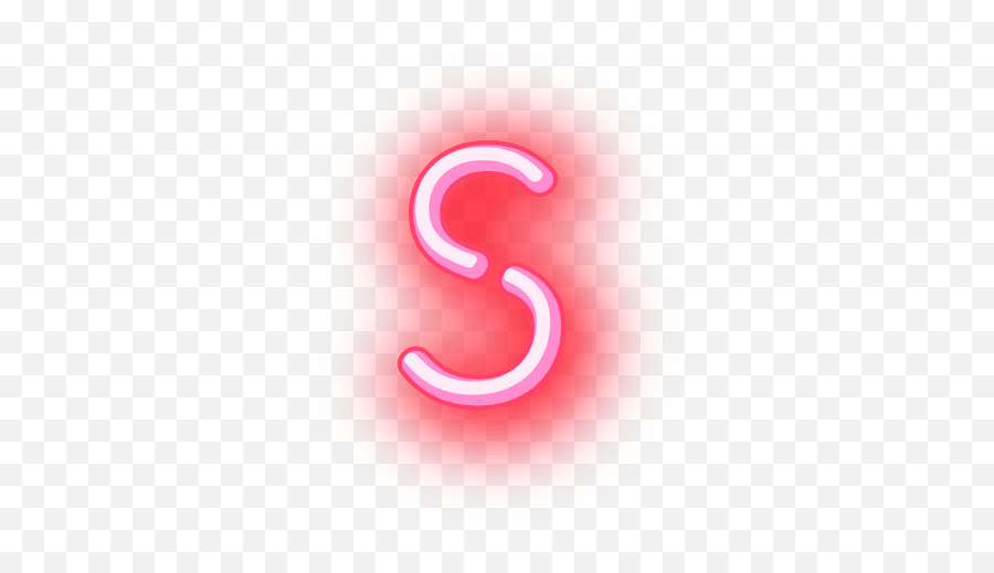 Letterhead Red Neon Alphabet S - Transparent Neon Letter S Emoji,Neon Png