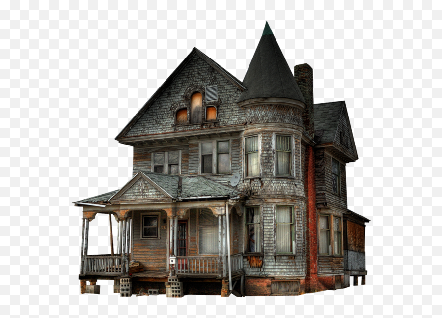 Spooky House - Old House Hd Png Emoji,House Png