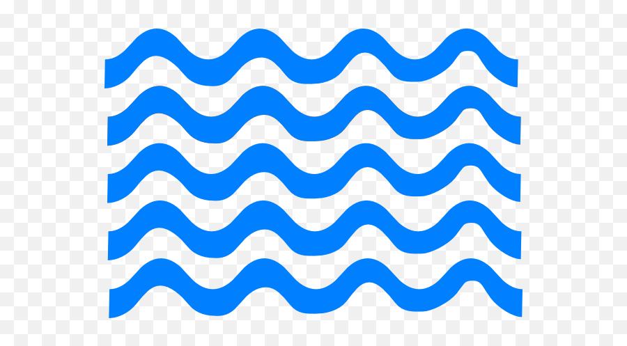 Water Wave Clipart Free Download Best 330827 - Png Images Blue Wave Lines Emoji,Wave Clipart