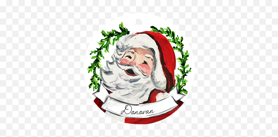Download Santa Face Ornament - Santa Claus Png Image With No Santa Claus Emoji,Santa Face Clipart