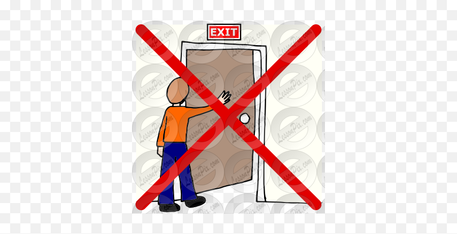 Do Not Leave Room Picture For Classroom Therapy Use - Do Not Scratch Clip Art Emoji,Escape Room Clipart