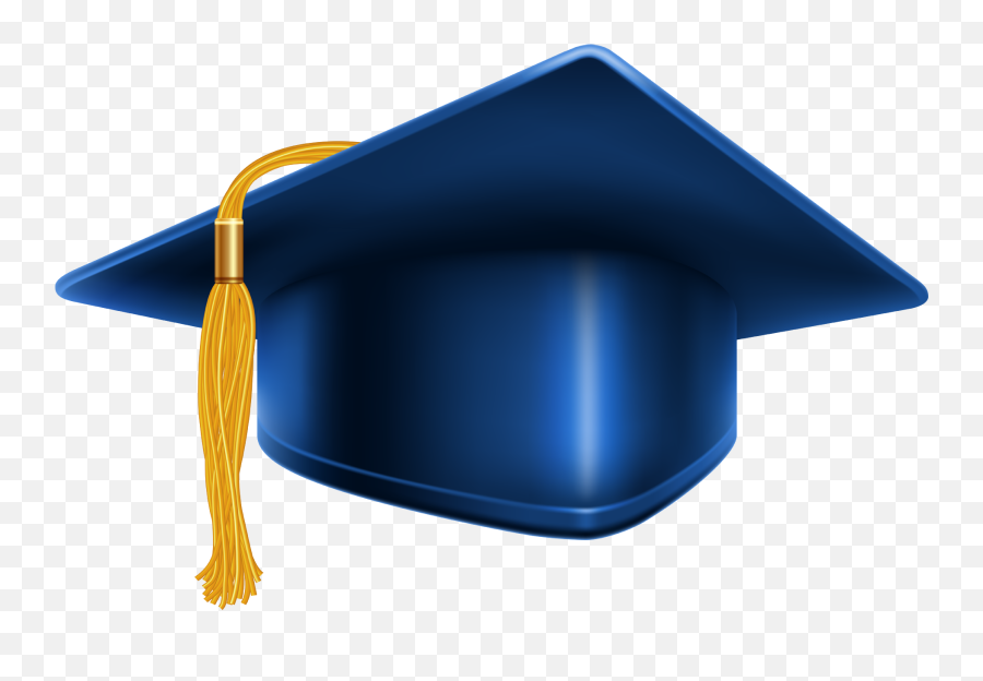 Blue Hd Graduation Cap Png Transparent - Blue Graduation Cap Png Emoji,Graduation Cap Png