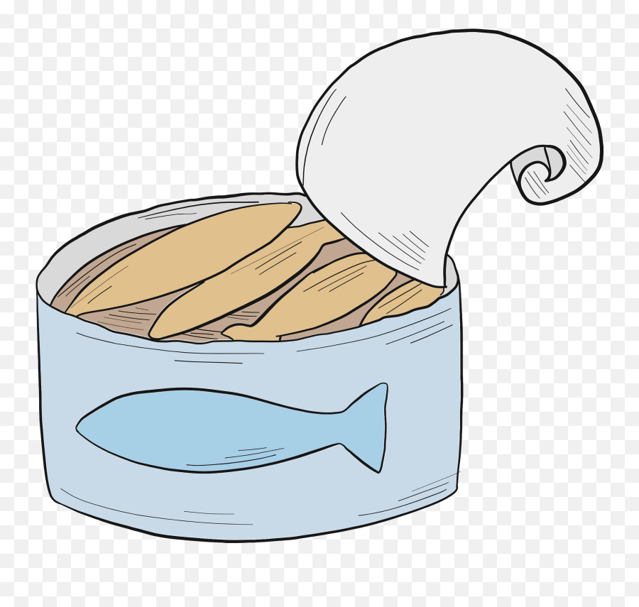 Canned Fish Clipart Free Download Transparent Png Creazilla - Canned Fish Png Emoji,Canned Food Clipart