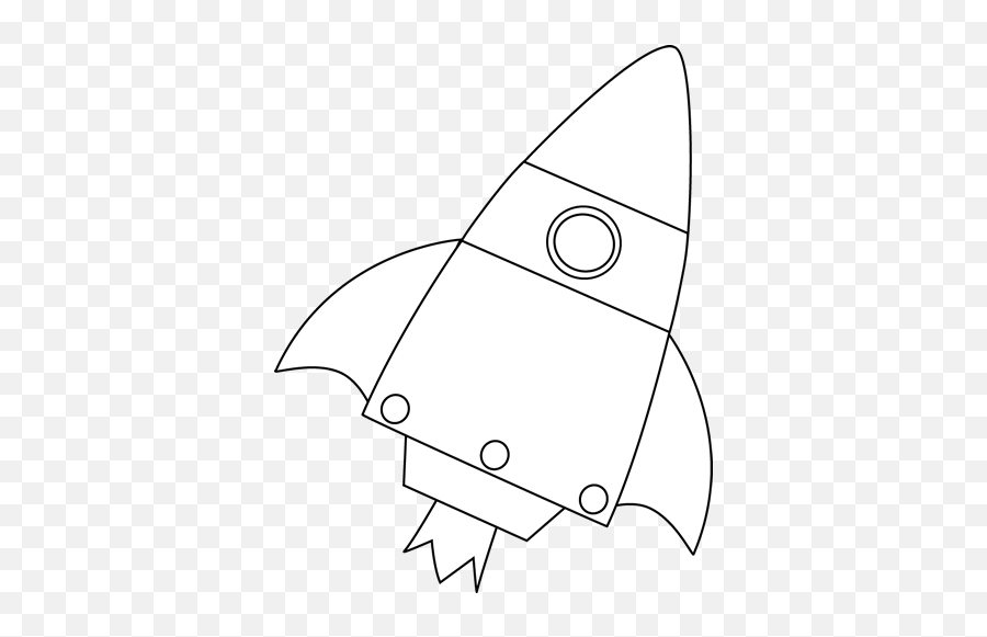 Black And White Rocket Blasting Off - Chalk Astronaut My Cute Graphics Space Black And White Emoji,Astronaut Clipart