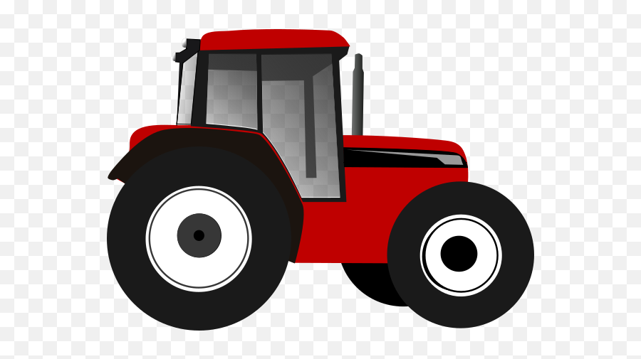 Red Tractor Clip Art At Clker - Fiat 1000 Tractor Hydraulic Filter Emoji,Tractor Clipart