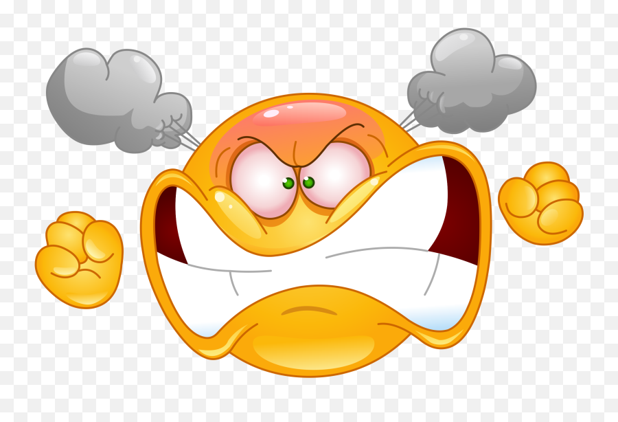Steaming Mad Emoji Decal - Mad Emoji,Mad Emoji Png