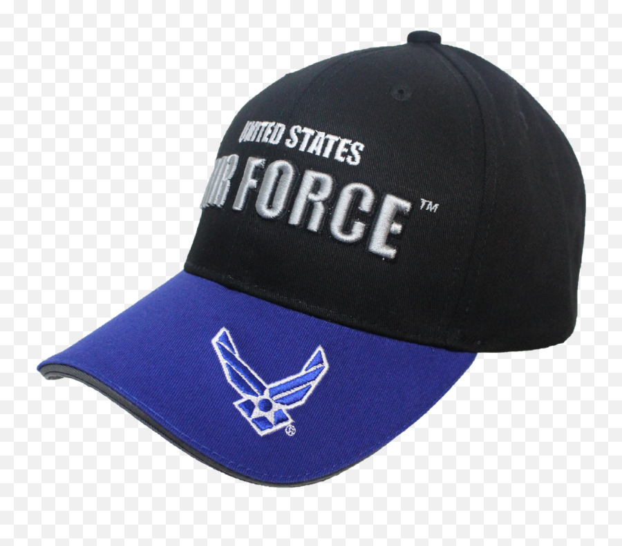 34882 - Us Air Force Cap Wings Logo Blackblue For Baseball Emoji,Usaf Logo
