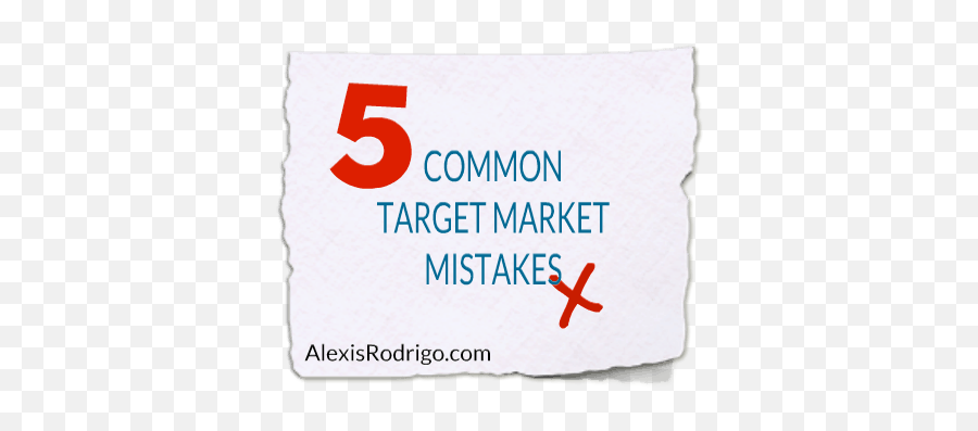 5 Common Mistakes Businesses Make With Their Target Market Emoji,Target Market Png