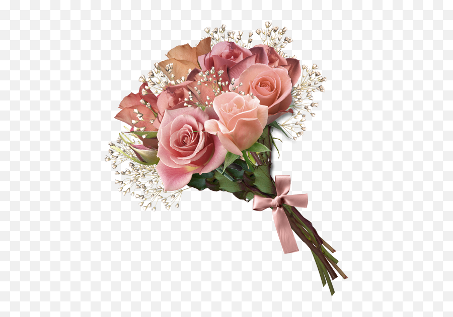 Bouquet Of Flowers Png Images Rose Emoji,Pink Roses Png