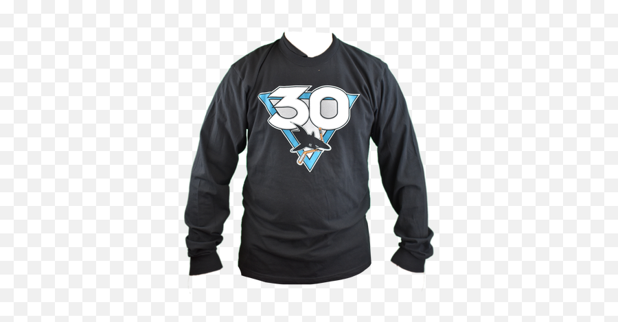 San Jose Sharks Menu0027s Graphic Sportswear 30th Anniversary Primary Long Sleeve T - Shirt Emoji,San Jose Sharks Logo Png
