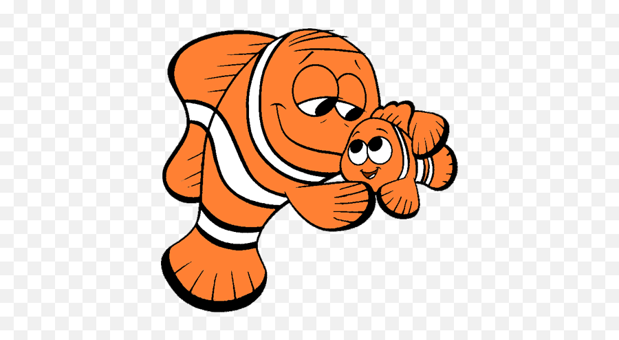 Disney Clip Art Galore - Clipart Finding Nemo Marlin Emoji,Fathers Day Clipart