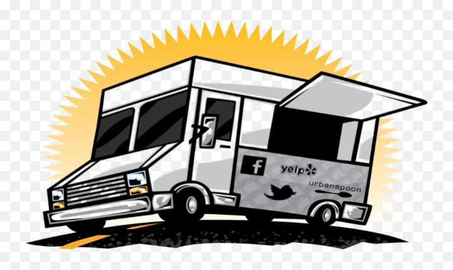 Food Truck Round - Up Join Us In The Church Parking Lot Food Emoji,Food Truck Clipart