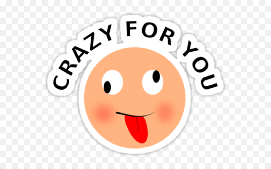 Crazy Smily Face - Smiley Clipart Full Size Clipart Emoji,Crazy Face Png