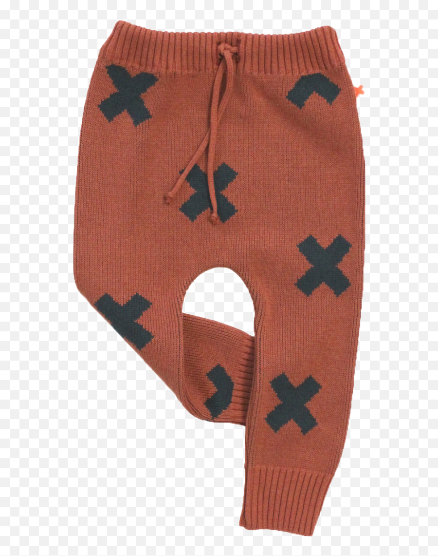 Tiny Cottons Knitted Pant Logo - Orange Mayonnaise Emoji,Logo Knits