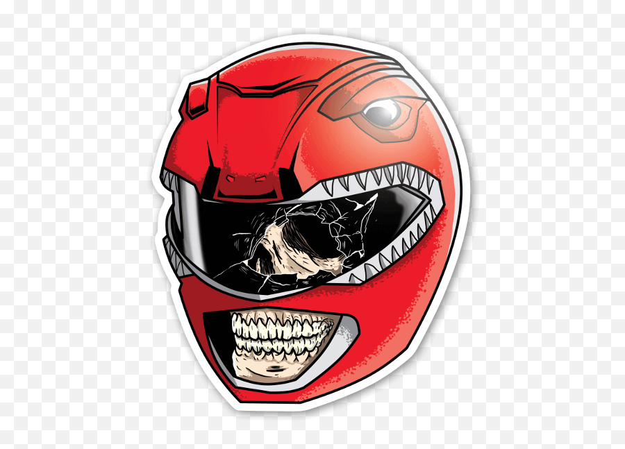 Die Cut Red Ranger U2013 Stickerapp Shop Emoji,Power Ranger Clipart