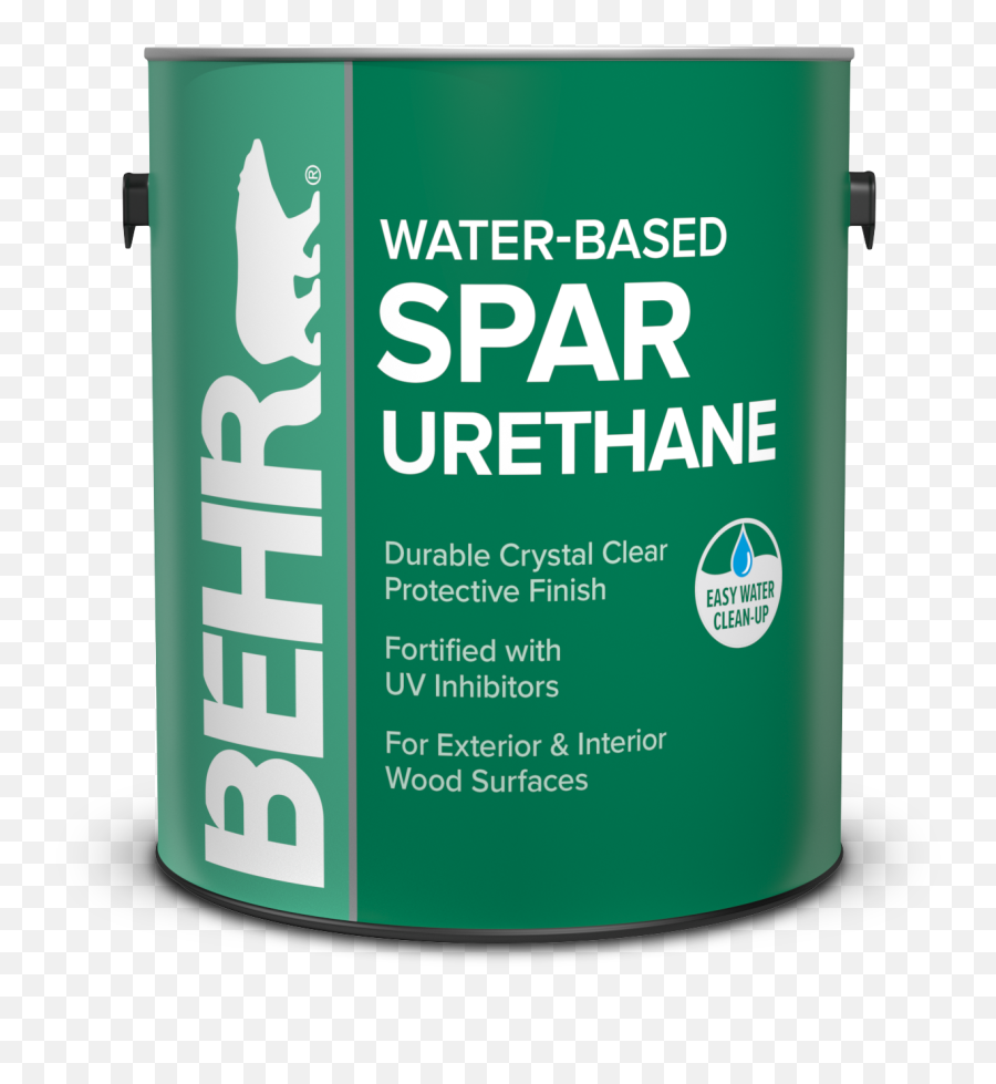 Water - Based Spar Urethane Durable Clear Protective Finish Behr Emoji,Water Transparent