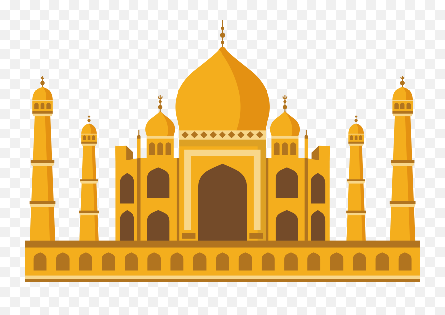Islamic Islam Mosque Yellow Church Free - Islam Church Png Emoji,Church Clipart