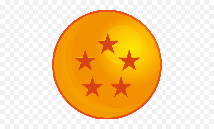 Ball 5 Stars Icon 512x512px Png - Dragon Ball Ball 6 Emoji,5 Stars Png