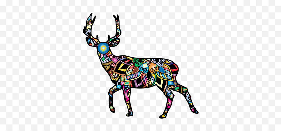 300 Free Deer U0026 Reindeer Vectors - Pixabay Animal Figure Emoji,Deer Head Clipart