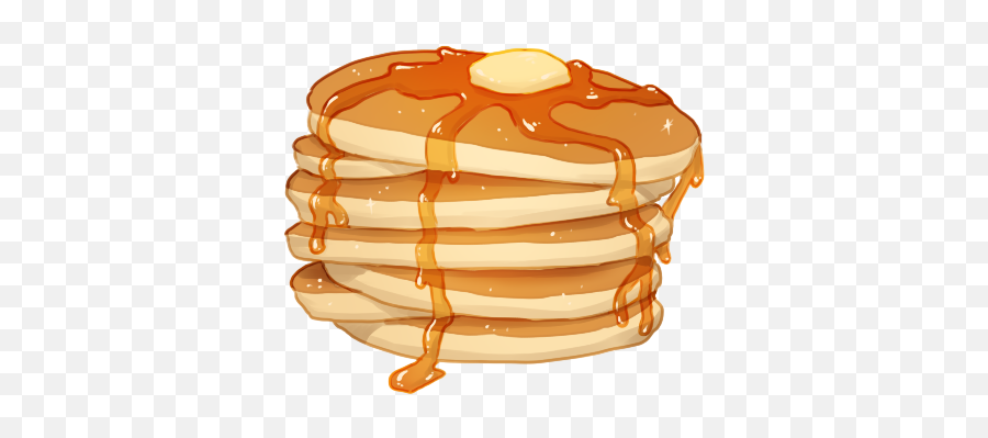 Pancake Drawing Animated - Transparent Background Pancake Clipart Emoji,Pancakes Clipart