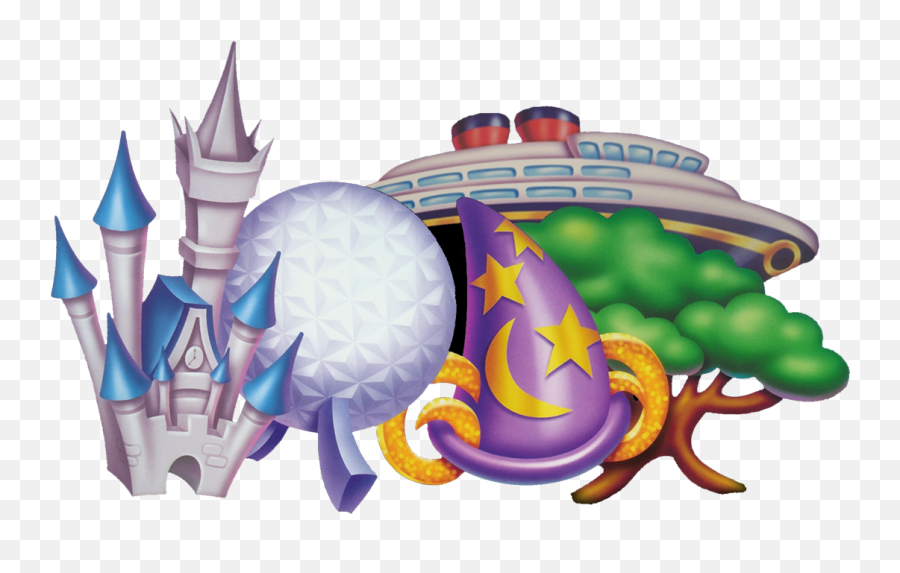 Disney Magic Kingdom Logo Png - Disney Park Clip Art Emoji,Magic Kingdom Logo