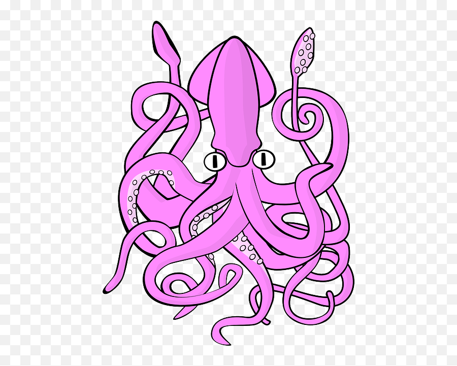Octopus Tentacles - Giant Squid Clipart Hd Png Download Giant Squid Clipart Emoji,Tentacles Png