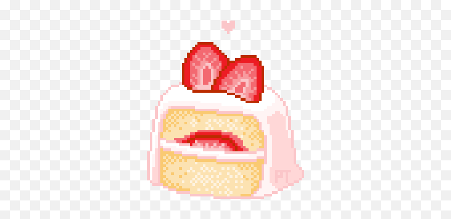 Download Pixel Clipart Cake - Aesthetic Discord Emotes Emoji,Food Transparent