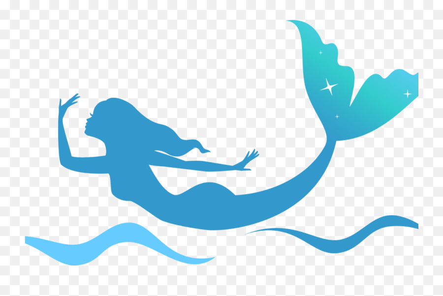 Mermaid Swimming Png U0026 Free Mermaid Swimmingpng Transparent - Silhouette Swimming Mermaid Clipart Emoji,Mermaid Clipart Black And White