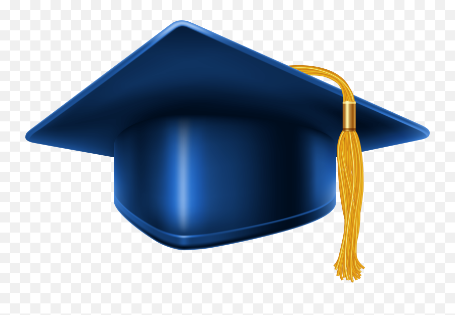 Blue Graduation Cap Png Png - Blue Graduation Cap Clipart Emoji,Graduation Cap Png