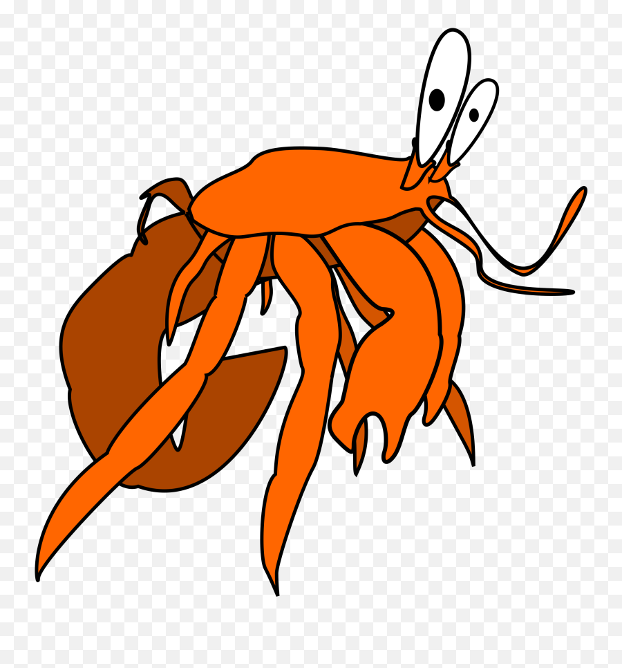 Cartoon Crab Clipart Free - Alla Hjärtans Dag Hälsning Emoji,Crab Clipart