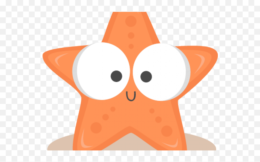 Cartoon Starfish Png - Cute Starfish Cartoon Transparent Emoji,Star Fish Png