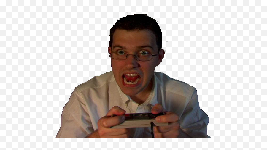 Download Angry Video Game Nerd James - Angry Video Game Nerd Card Emoji,Nerd Png