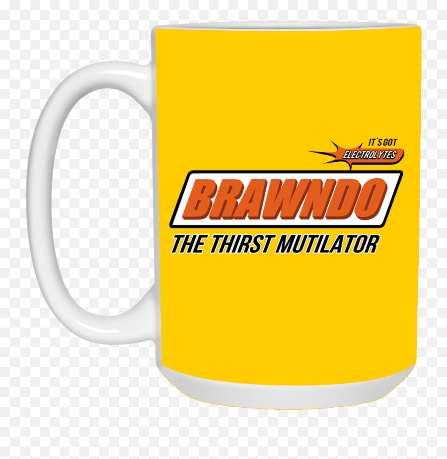 Brawndo The Thirst Mutilator Mugs - Brawndo Emoji,Brawndo Logo