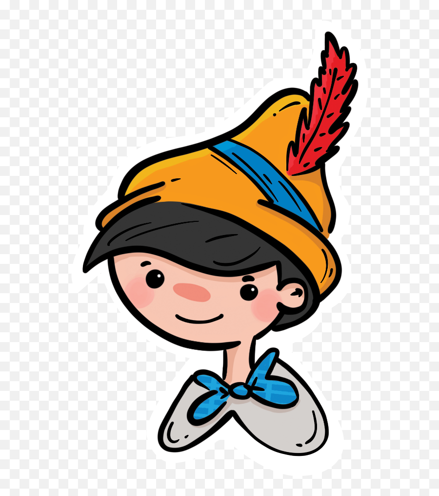 Pinocchio - Sticker Happy Emoji,Pinocchio Png