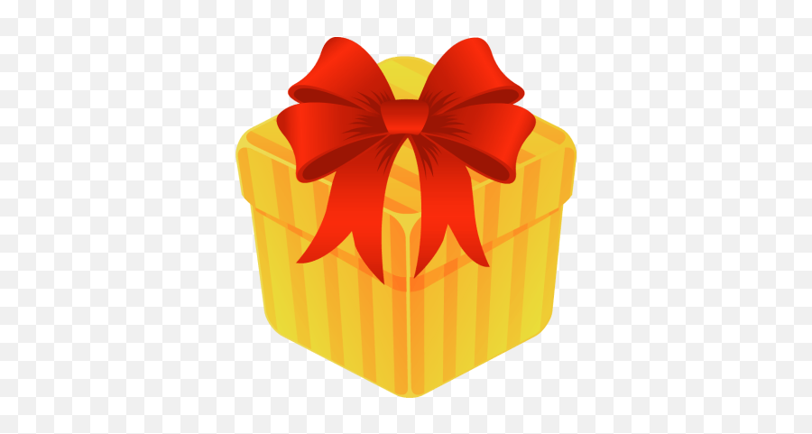 Download Christmas Bow Clip Art Gift - Big Gift Box Clipart Emoji,Gift Box Clipart