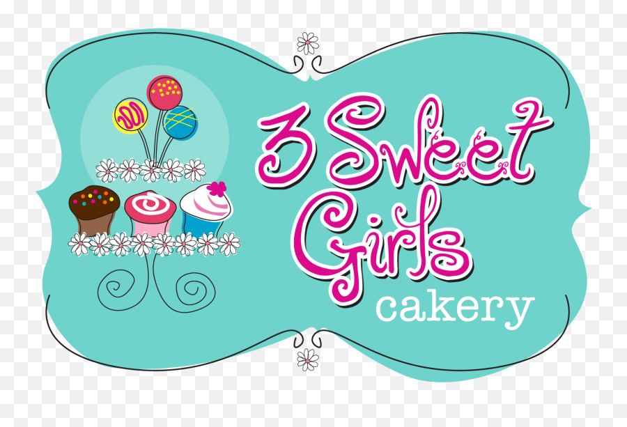 Corporate Cakes Cupcakes Cake Pops - 3 Sweet Girls Bakery Emoji,Sweets Logos