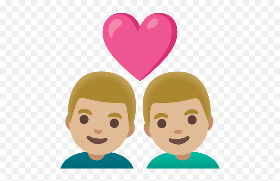 Couple With Heart Man Man Medium - Light Skin Tone Emoji,Facebook Emoji Png