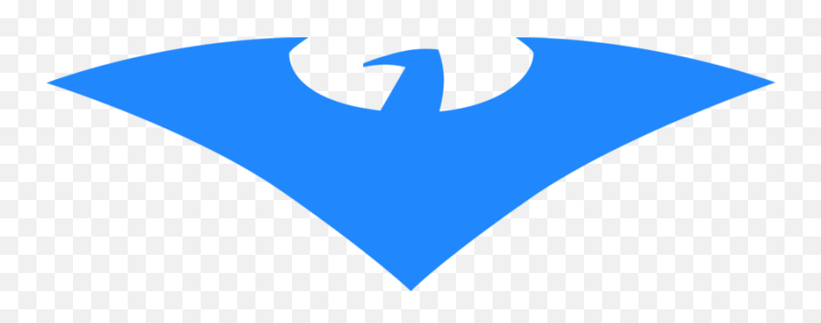Download Symbol Clipart Nightwing - Vertical Emoji,Nightwing Logo