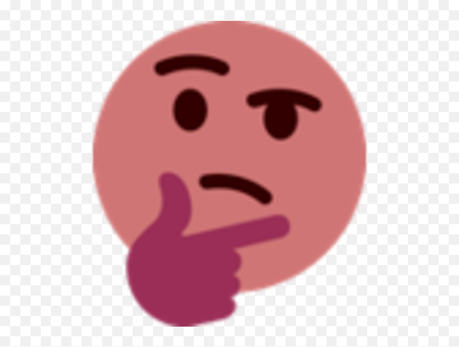 Discord Thinking Emoji Original Png - Thinking Face Discord Meme,Thinking Emoji Png