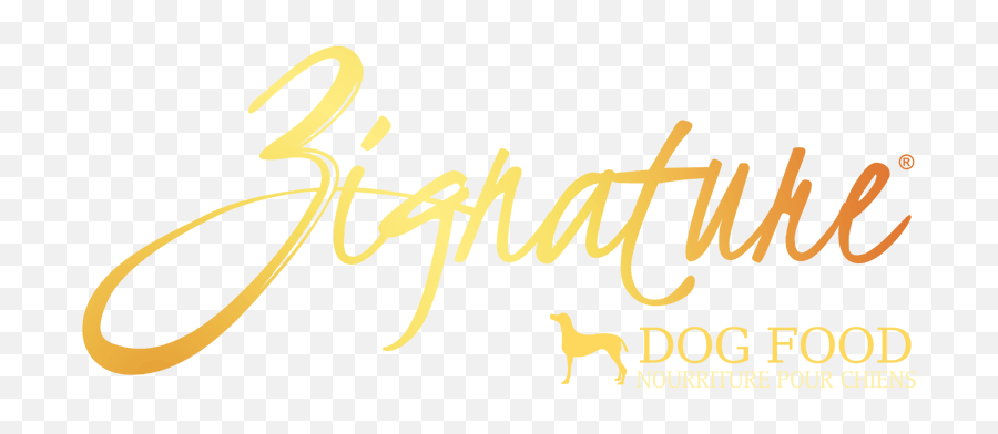 Zignature Dog Food Premium Dog Foods Built On Nature Emoji,Food Brand Logo
