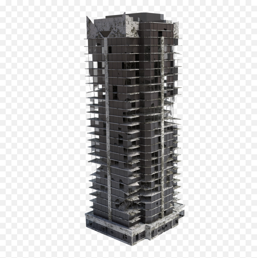 Destroyed Buildings Png - Destroyed Building Png Full Size Emoji,Build Png