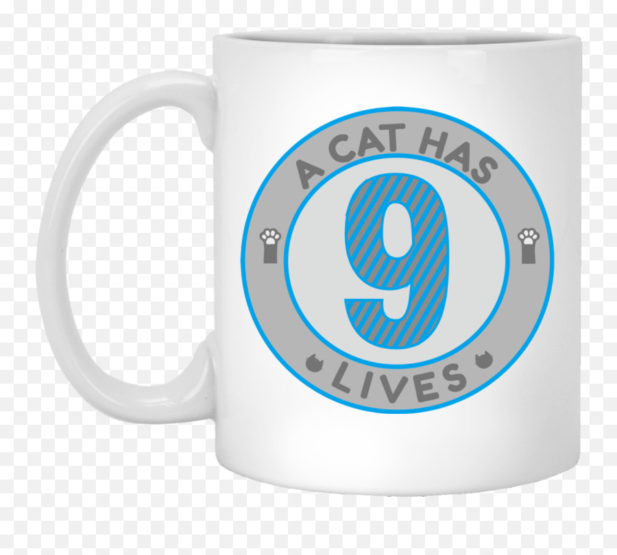 A Cat Has 9 Lives White Mug Emoji,White Mug Png
