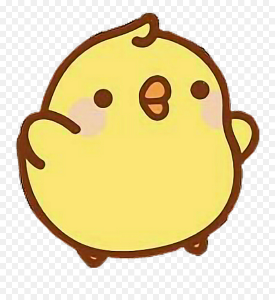 Cute Transparent Kawaii Picture - Cute Piu Piu Molang Emoji,Cute Transparent