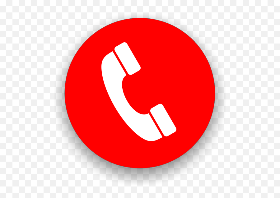 Red Call Logo - Call Cut Icon Png Emoji,Call Logo